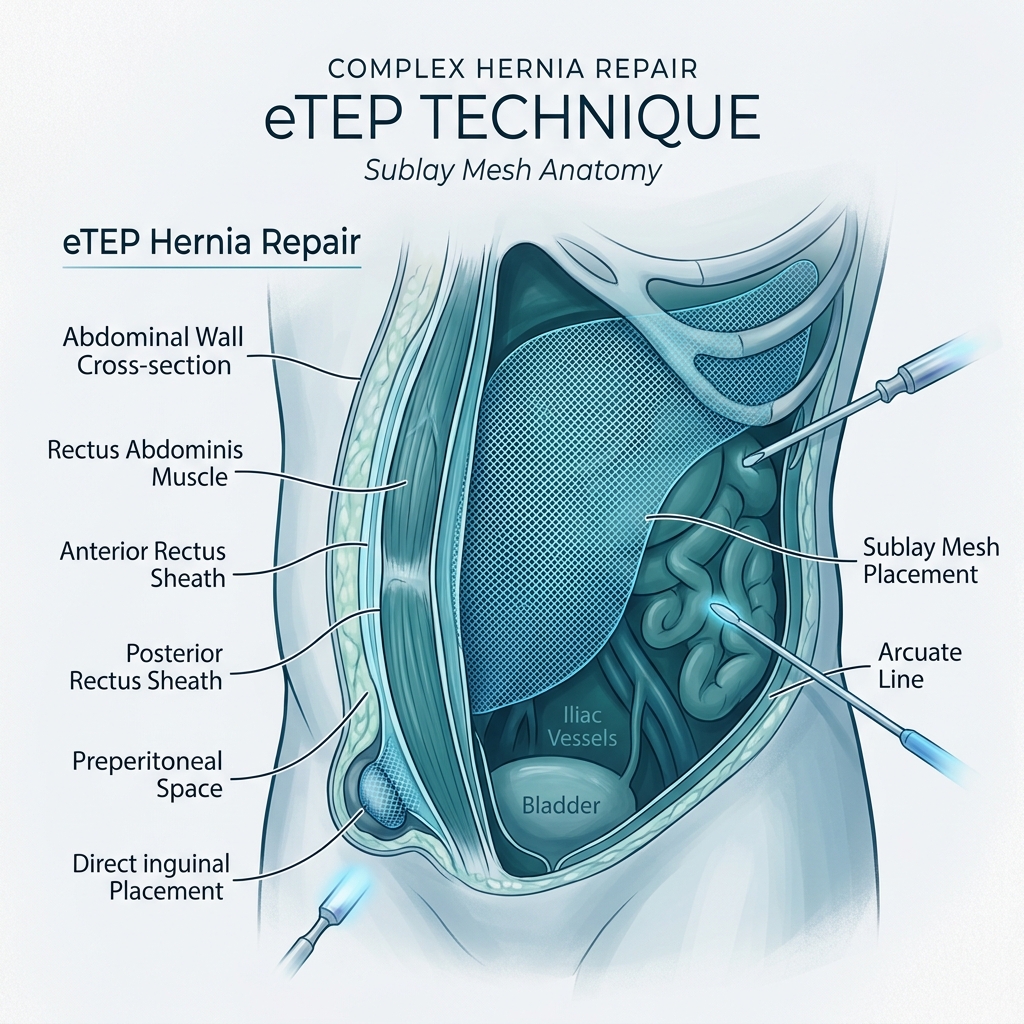 eTEP Laparoscopic Hernia Repair